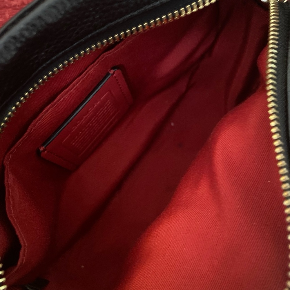Coach Black Leather Crossbody Bag - Picture 4 of 10